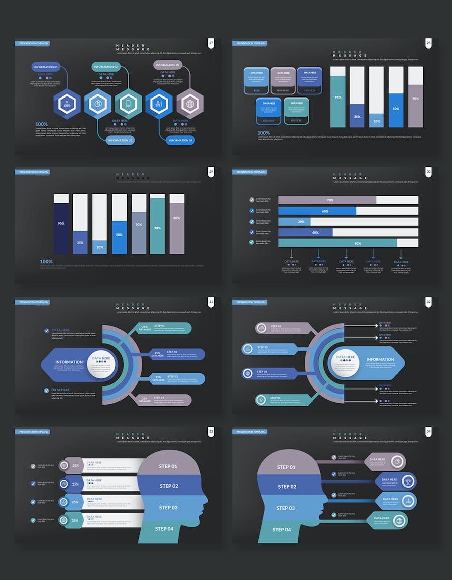 KPI性能指标商业融资报告Keynote模板 - PPT派