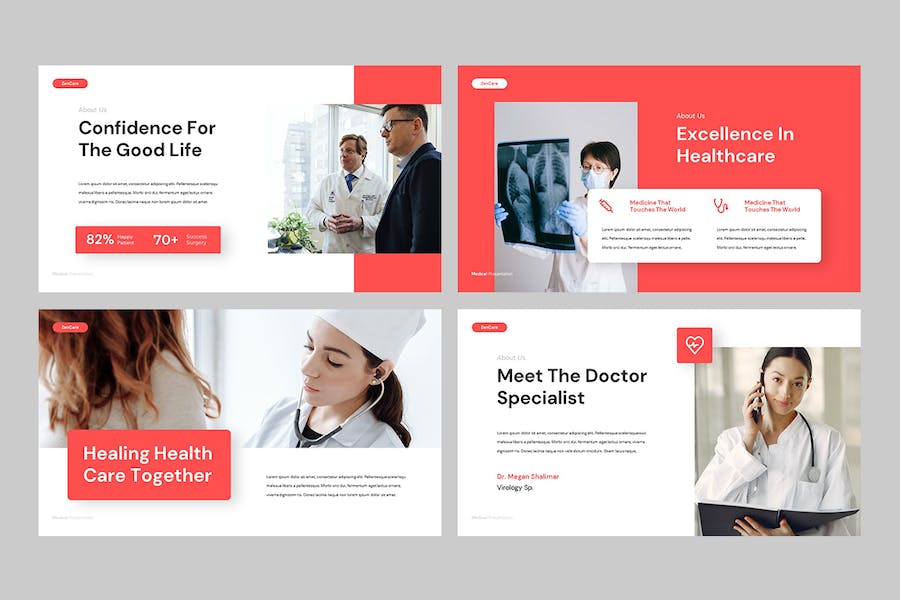 医疗健康诊疗方案展示PPT模板 - PPT派