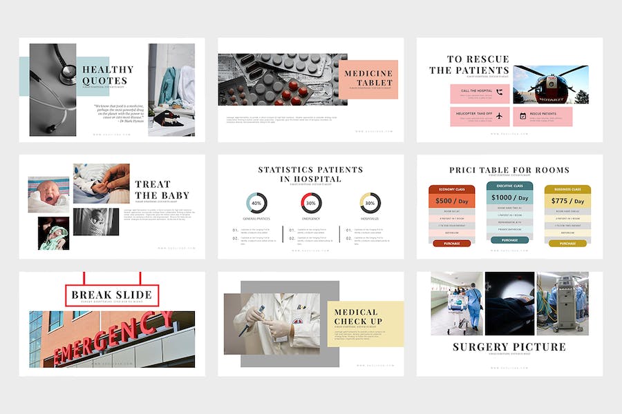 医疗健康产品发布会Keynote模板 - PPT派