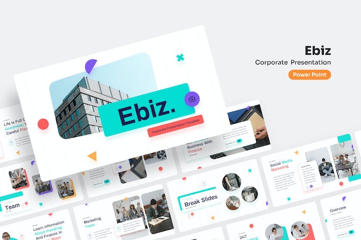 电子商务企业运营推广方案PPT模板 - PPT派