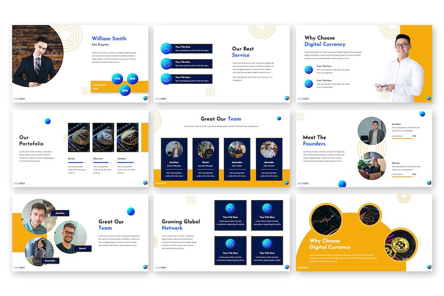 欧美风格商务演讲展示Keynote模板 - PPT派