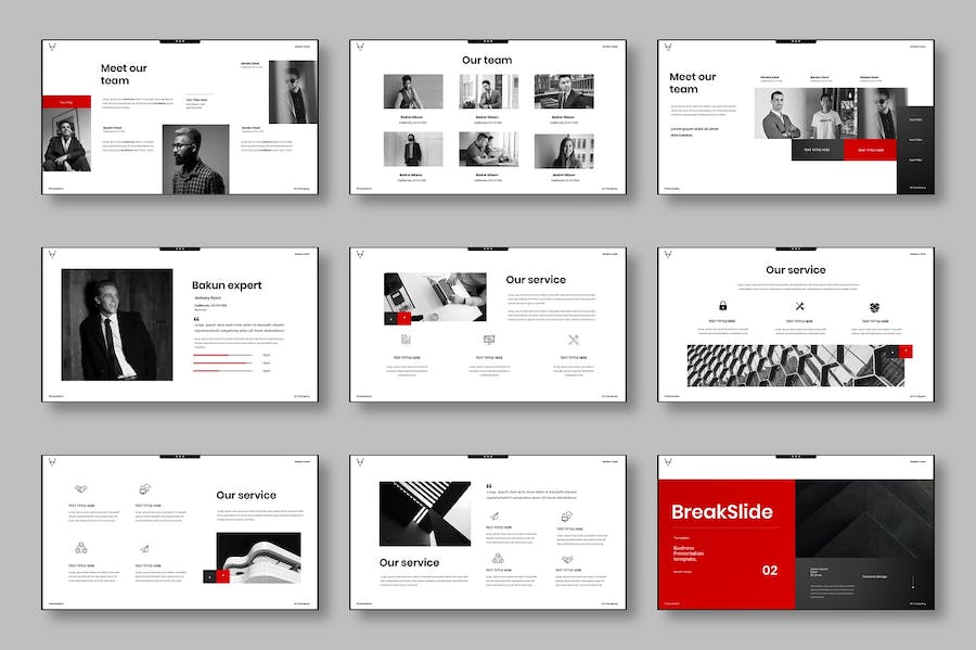 创意视觉商务企业品牌营销展示Keynote模板 - PPT派