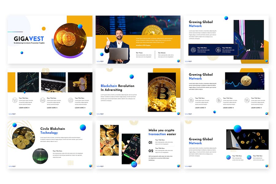 欧美风格商务演讲展示Keynote模板 - PPT派