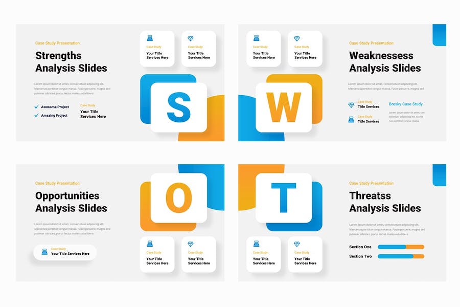 商业案例分析研究报告Keynote模板 Retry - PPT派
