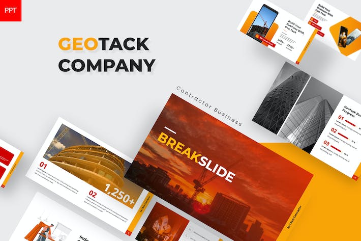 工程施工项目方案建筑融资计划书PPT模板 - PPT派