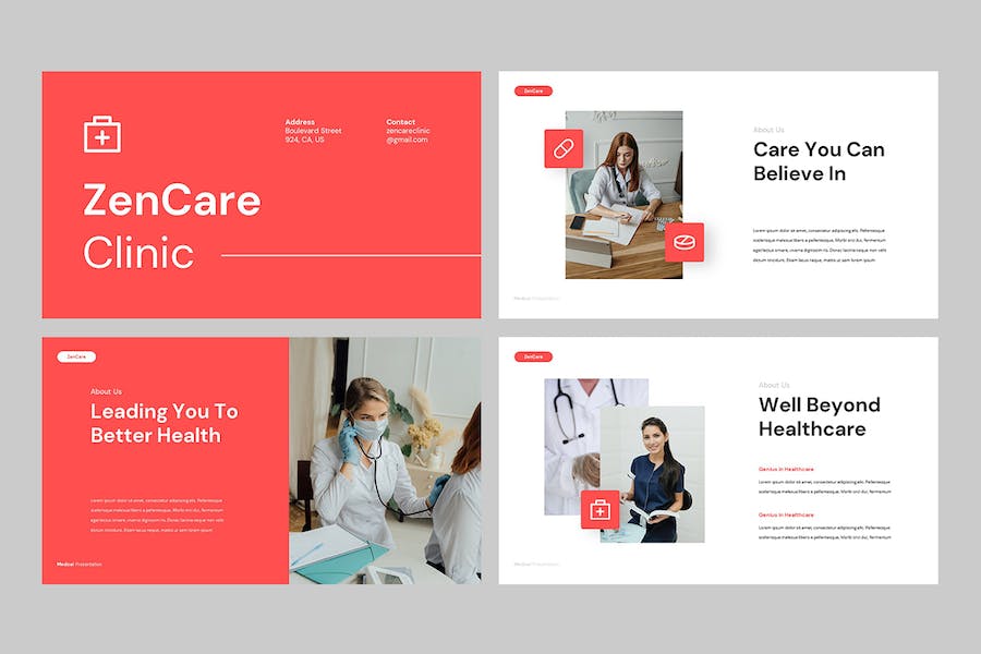 医疗健康诊疗方案展示PPT模板 - PPT派