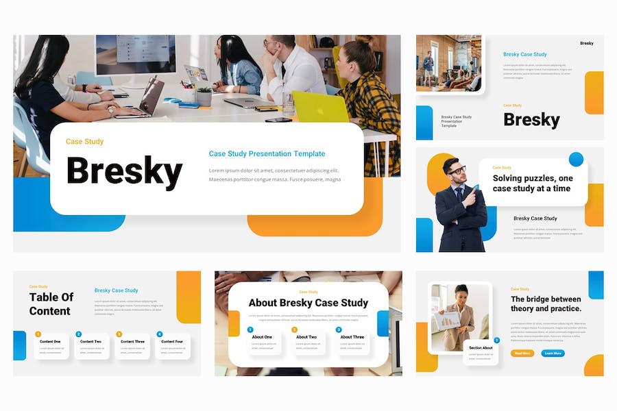 商业案例分析研究报告Keynote模板 Retry - PPT派