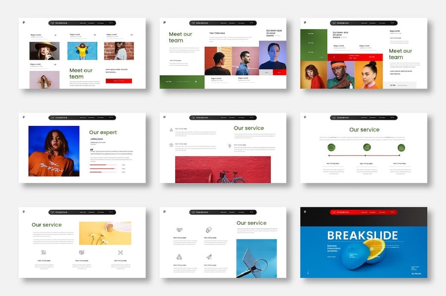 商业融资路演计划书Keynote模板 - PPT派