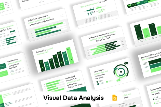 数据可视化分析展示对比PPT模板 - PPT派