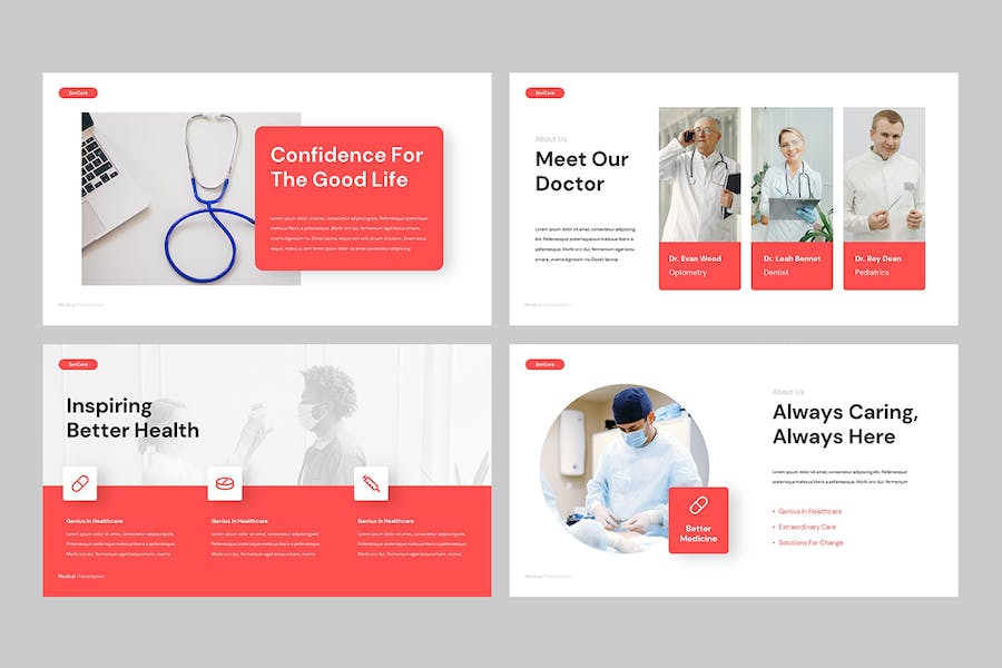 医疗健康诊疗方案展示PPT模板 - PPT派