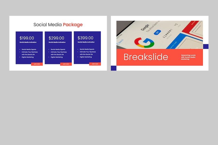 紫色社交媒体运营营销方案Keynote模板 - PPT派