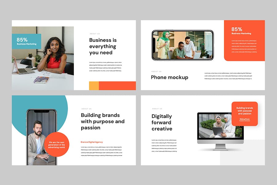 品牌建设商务战略Keynote模板 - PPT派