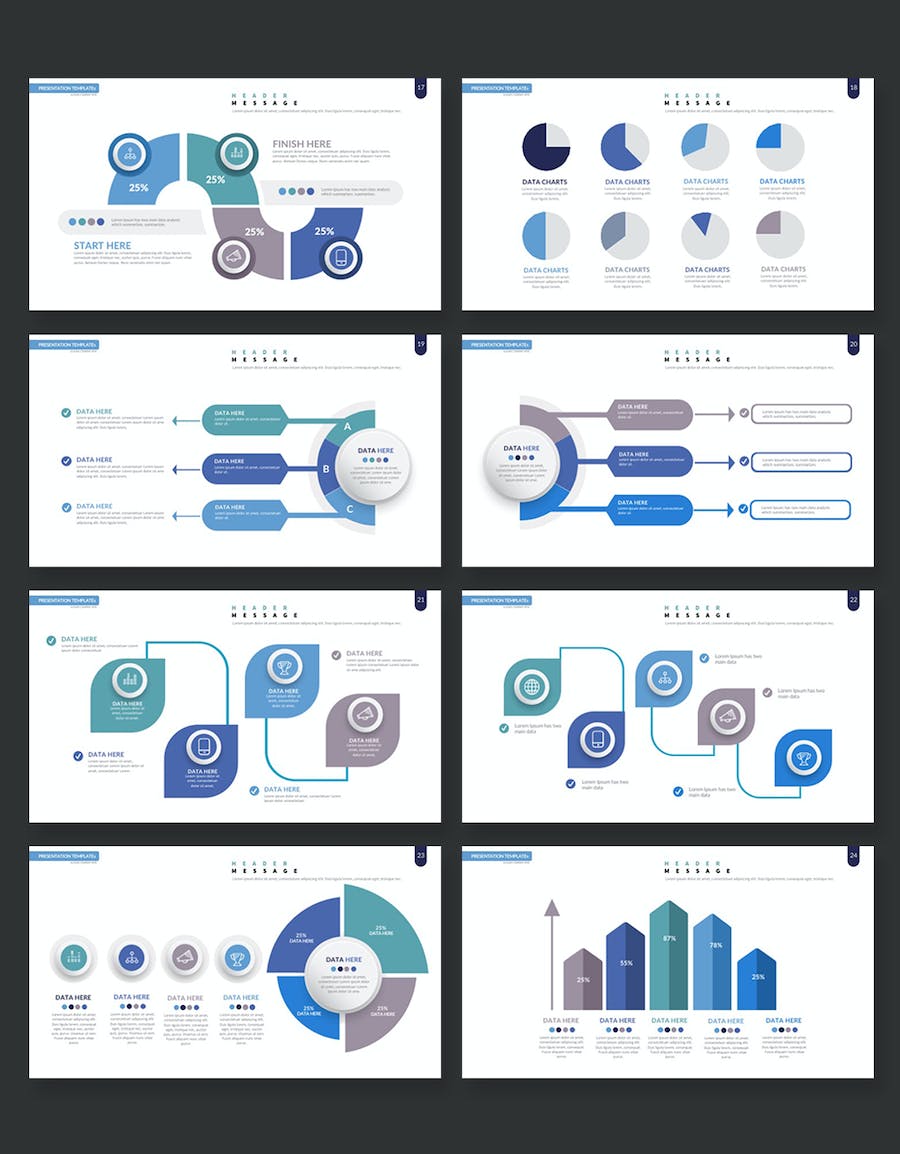 KPI性能指标商业融资报告Keynote模板 - PPT派
