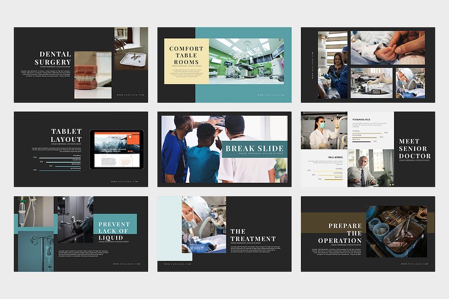 医疗健康产品发布会Keynote模板 - PPT派
