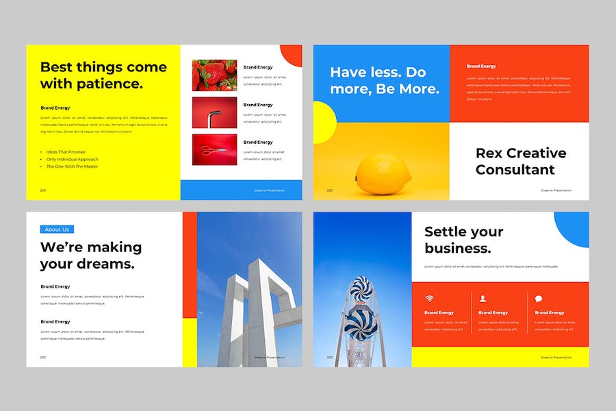 国外商务创意演示Keynote模板 - PPT派