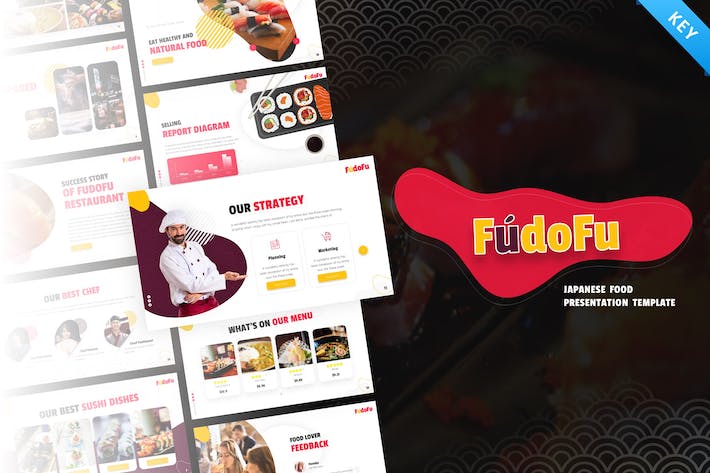 Fudofu-creative-food-beverage-keynote-template- PPT派