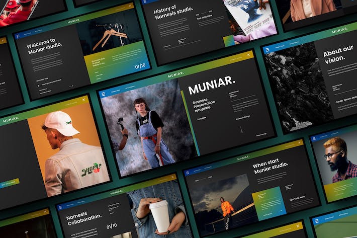 市政府公共服务项目推介宣传Keynote模板 - PPT派