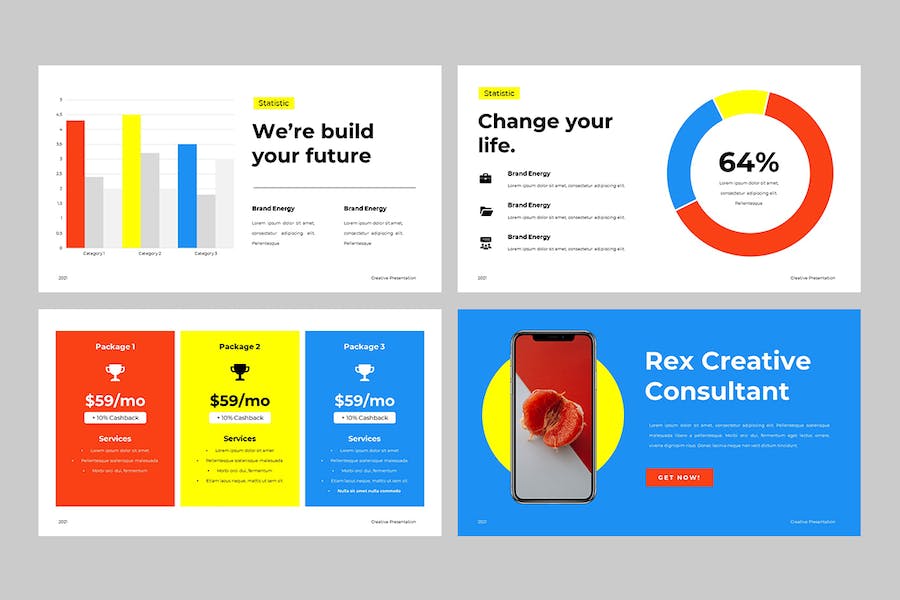 国外商务创意演示Keynote模板 - PPT派