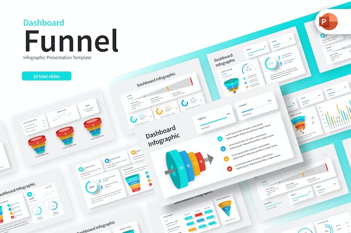 Funnel-dashboard-infographic-powerpoint-template - PPT派