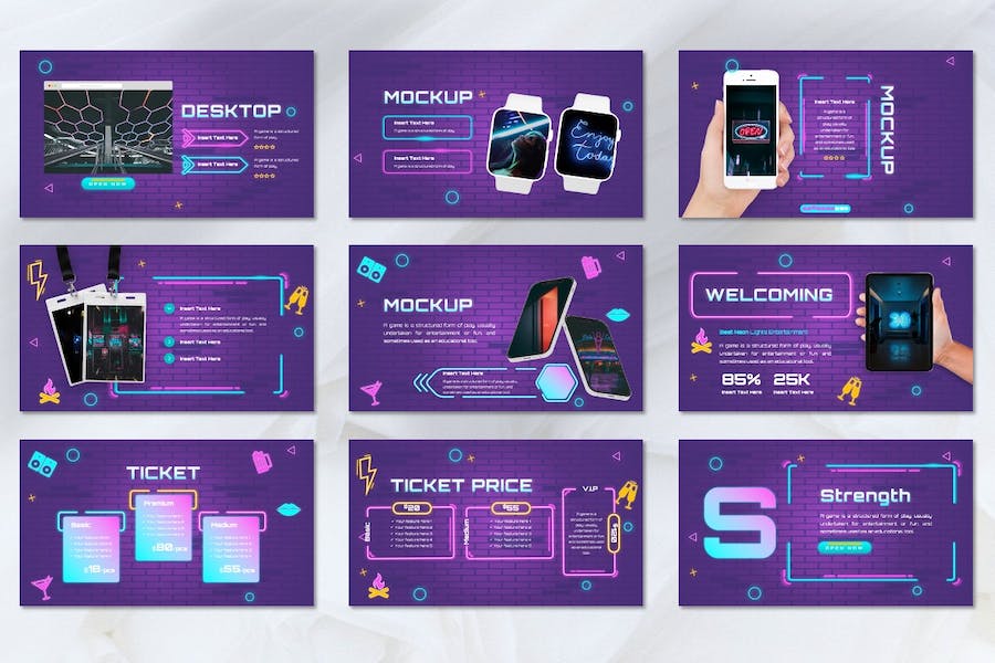 科技创新亮色技术展示方案PPT模板 - PPT派