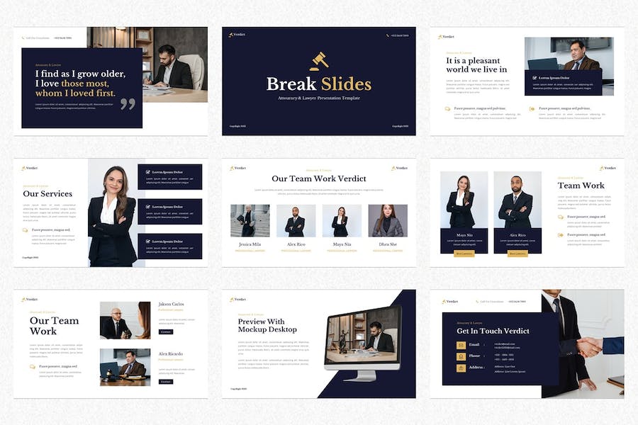 法律律师讲述展示案例分析PPT模板 - PPT派