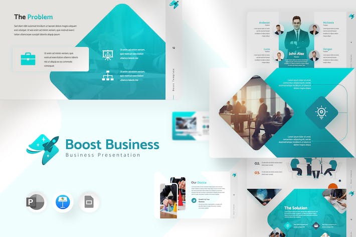 商业发展成长策略方案Keynote模板 - PPT派