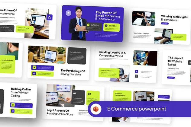 电子商务营销推广方案PPT模板 - PPT派