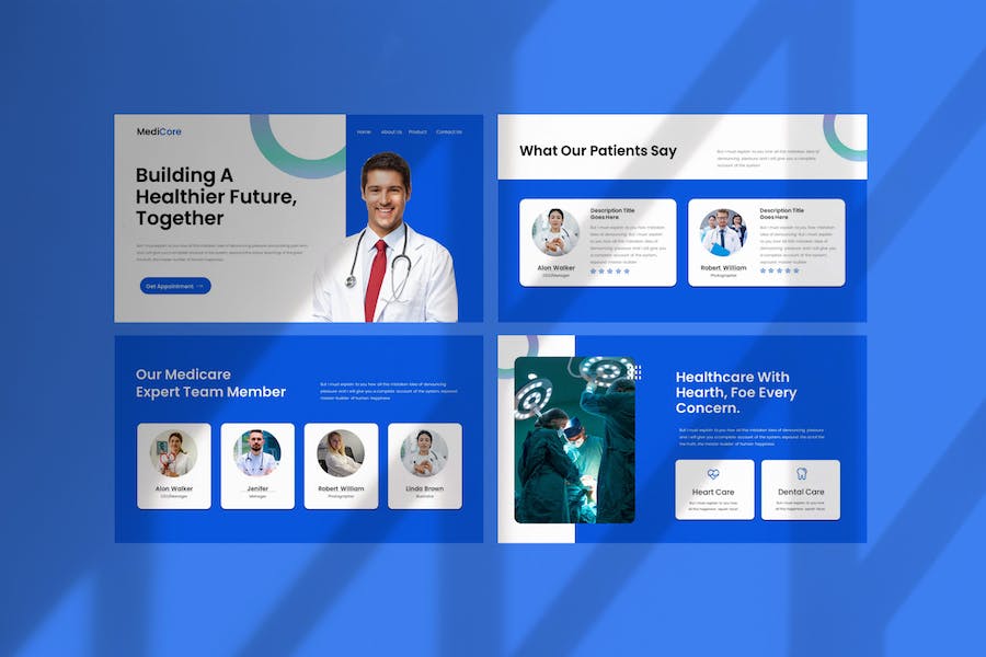 医疗健康咨询服务方案展示PPT模板 - PPT派