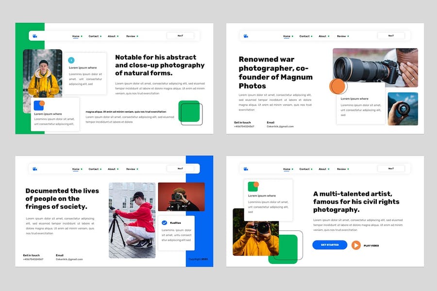 摄影作品讲述展示个人品牌宣传推介方案Keynote模板 - PPT派