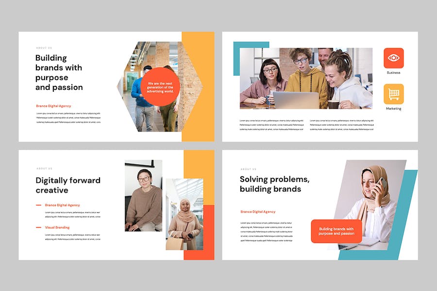 品牌建设商务战略Keynote模板 - PPT派