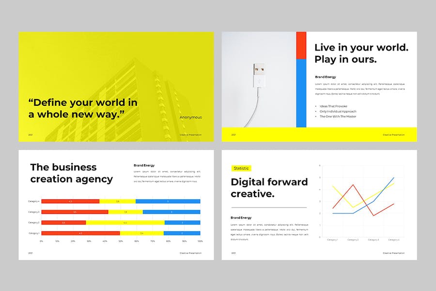 国外商务创意演示Keynote模板 - PPT派