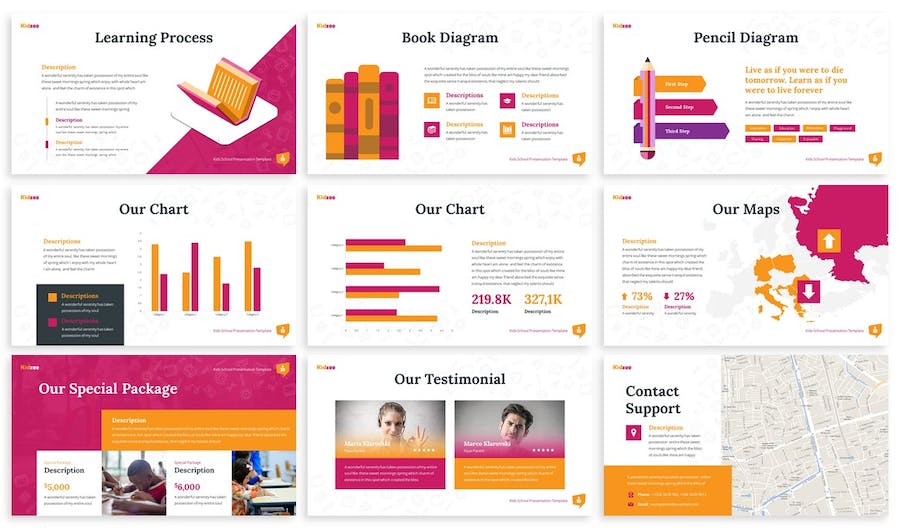儿童教育培训课程教学设计Keynote模板 - PPT派