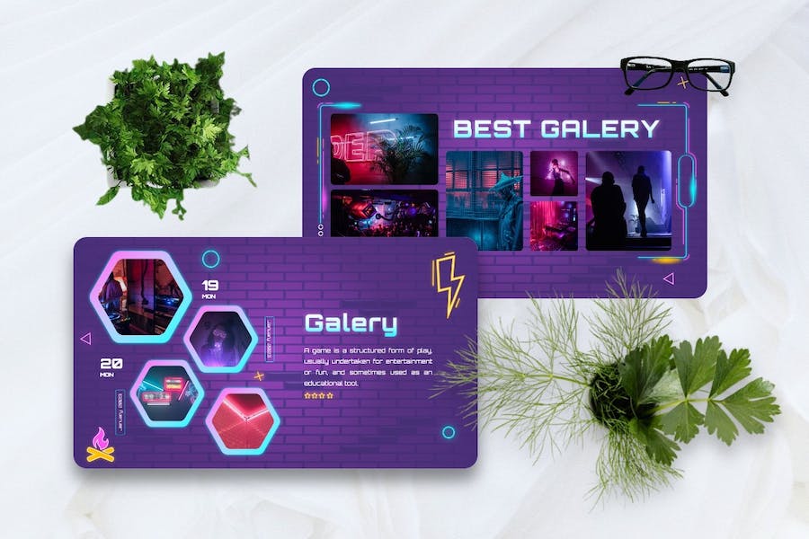 科技创新亮色技术展示方案PPT模板 - PPT派