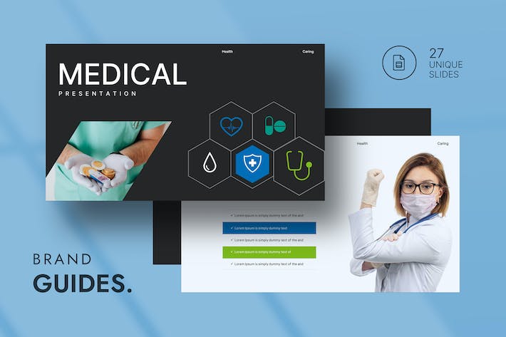 医疗展示文稿设计方案PPT模板 - PPT派