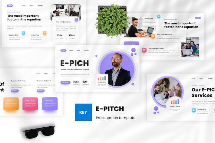 商务融资讲述展示Keynote模板 - PPT派