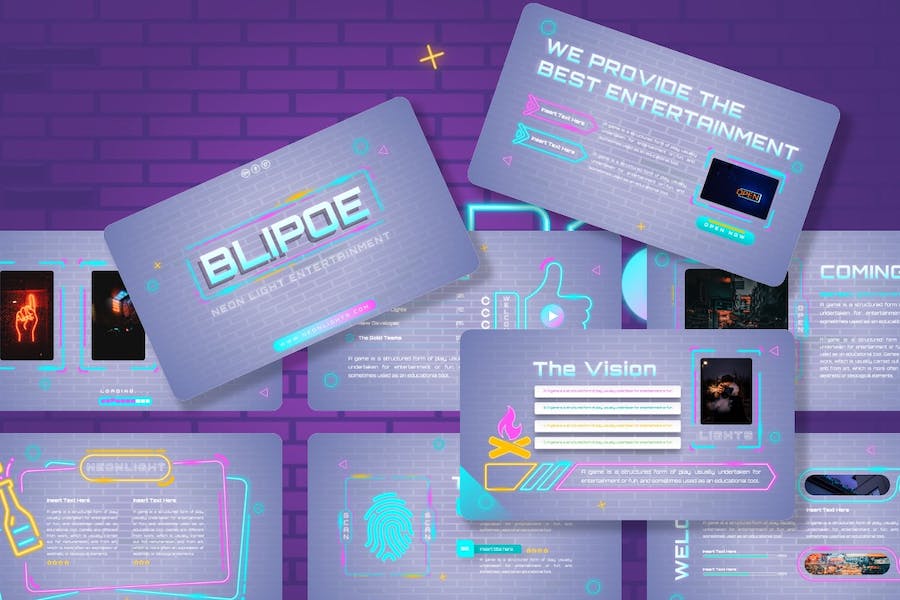 科技创新亮色技术展示方案PPT模板 - PPT派