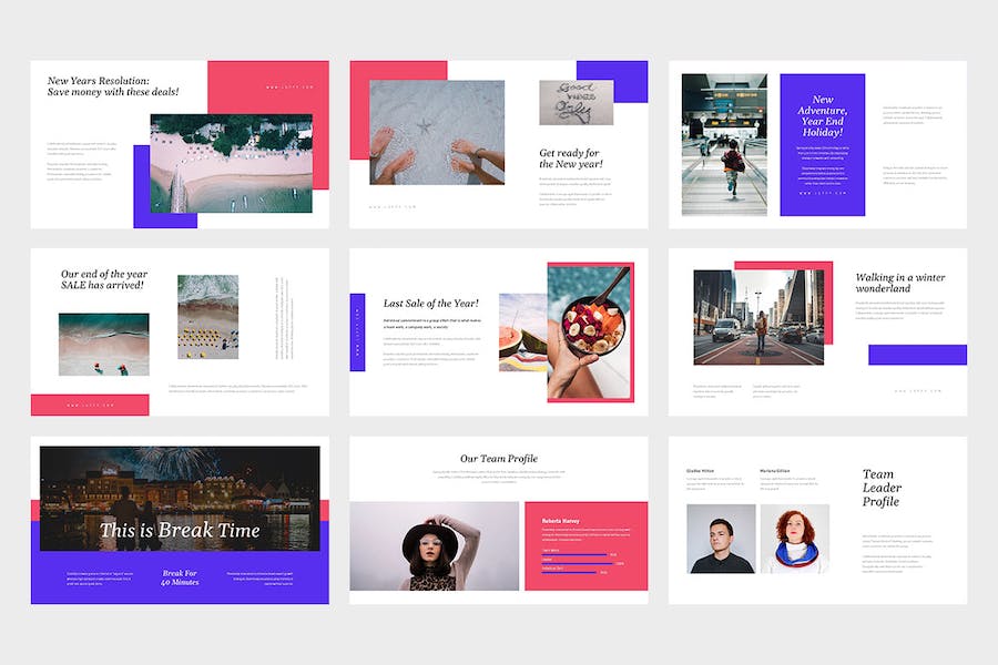 商务年终假期活动策划推介展示方案宣传设计PPT模板 - PPT派