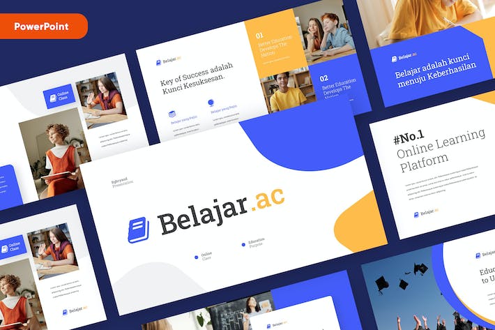 教育培训在线课程展示PPT模板 - PPT派