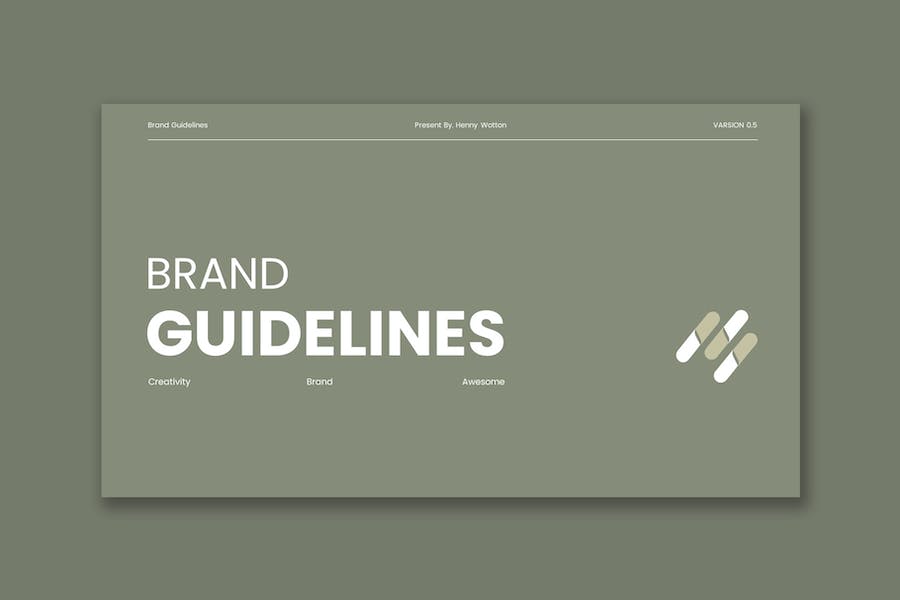 企业品牌视觉识别系统指南PPT模板 - PPT派