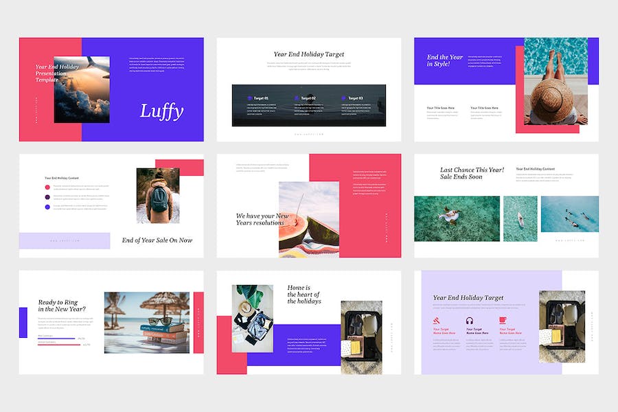 商务年终假期活动策划推介展示方案宣传设计PPT模板 - PPT派