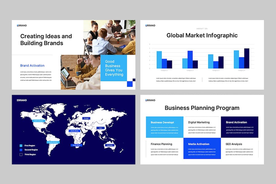 现代商务融资路演方案PPT模板 - PPT派