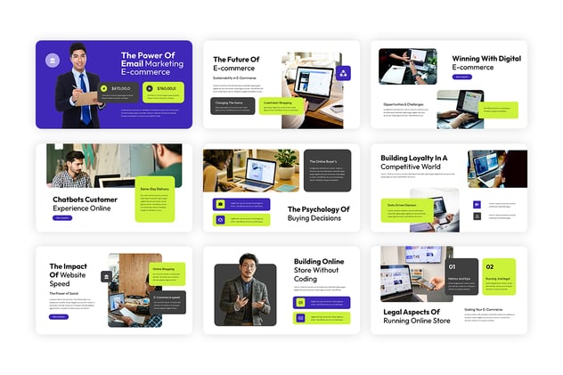 电子商务营销推广方案PPT模板 - PPT派