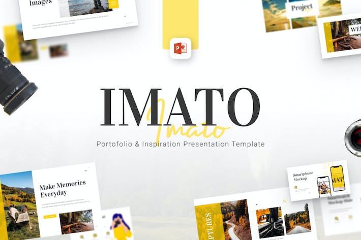 Imato-portfolio-minimalist-powerpoint-template- PPT派