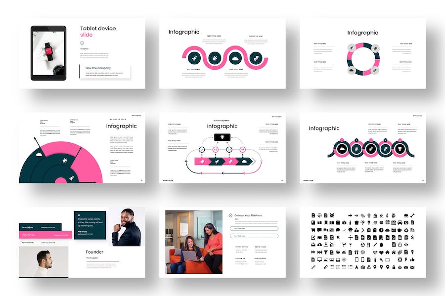 商务品牌讲述展示企业推广方案Keynote模板 - PPT派