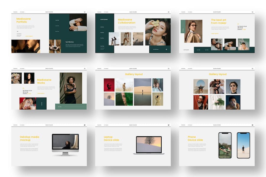 高端商务风格展示PPT模板 - PPT派