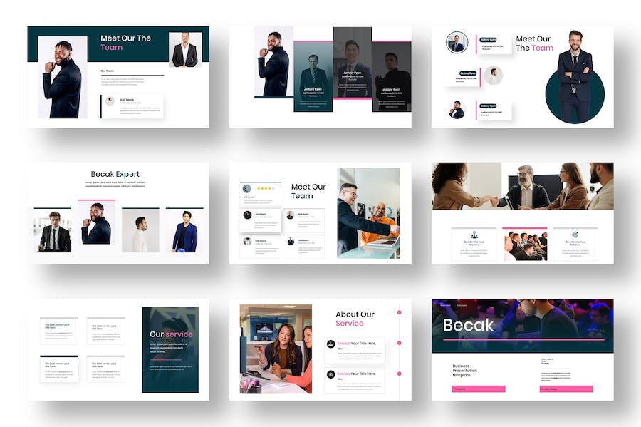 商务品牌讲述展示企业推广方案Keynote模板 - PPT派