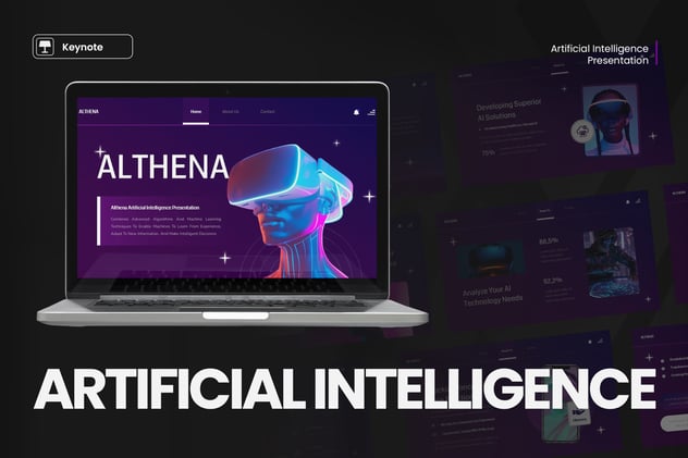 人工智能科技创新应用Keynote模板 - PPT派