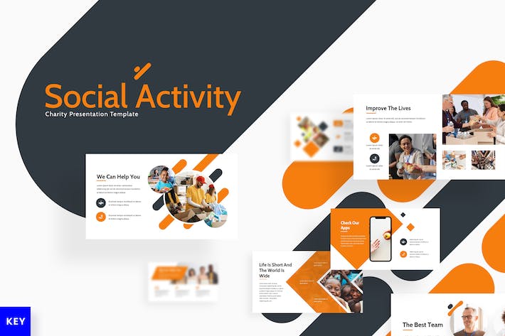 社交活动组织策划品牌推广Keynote模板 - PPT派