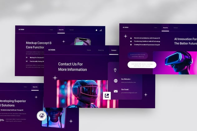 人工智能科技创新应用Keynote模板 - PPT派