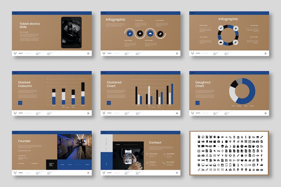 摄影作品集商务展示Keynote模板 - PPT派